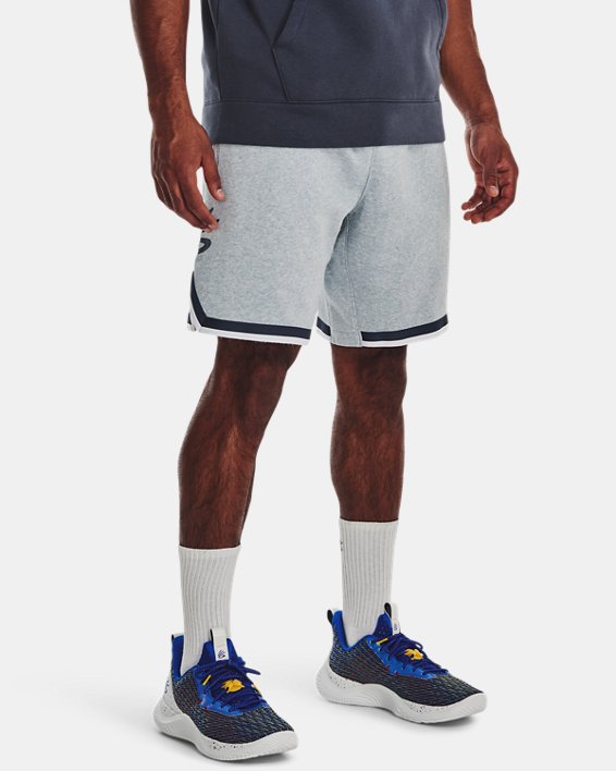 Men's Curry Fleece 9" Shorts, Blue, pdpMainDesktop image number 0